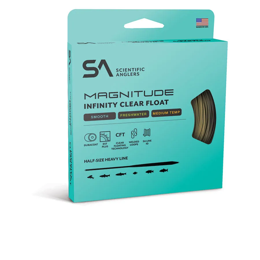 Scientific Anglers Magnitude Smooth Infinity Clear Head Floating Line