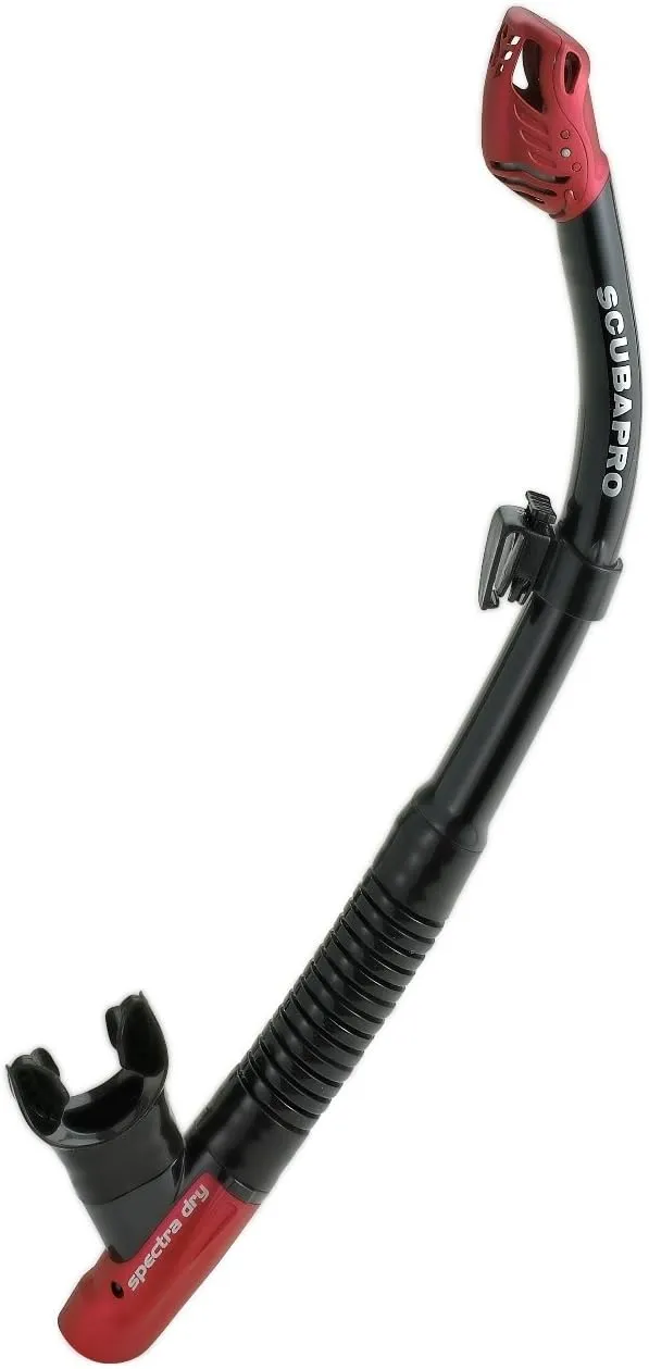 Scubapro Spectra Dry Snorkel, Black Red