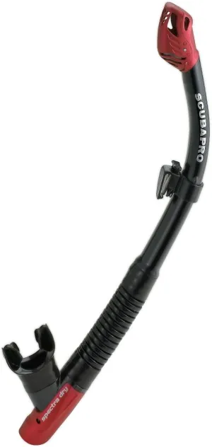 Scubapro Spectra Dry Snorkel, Black Red