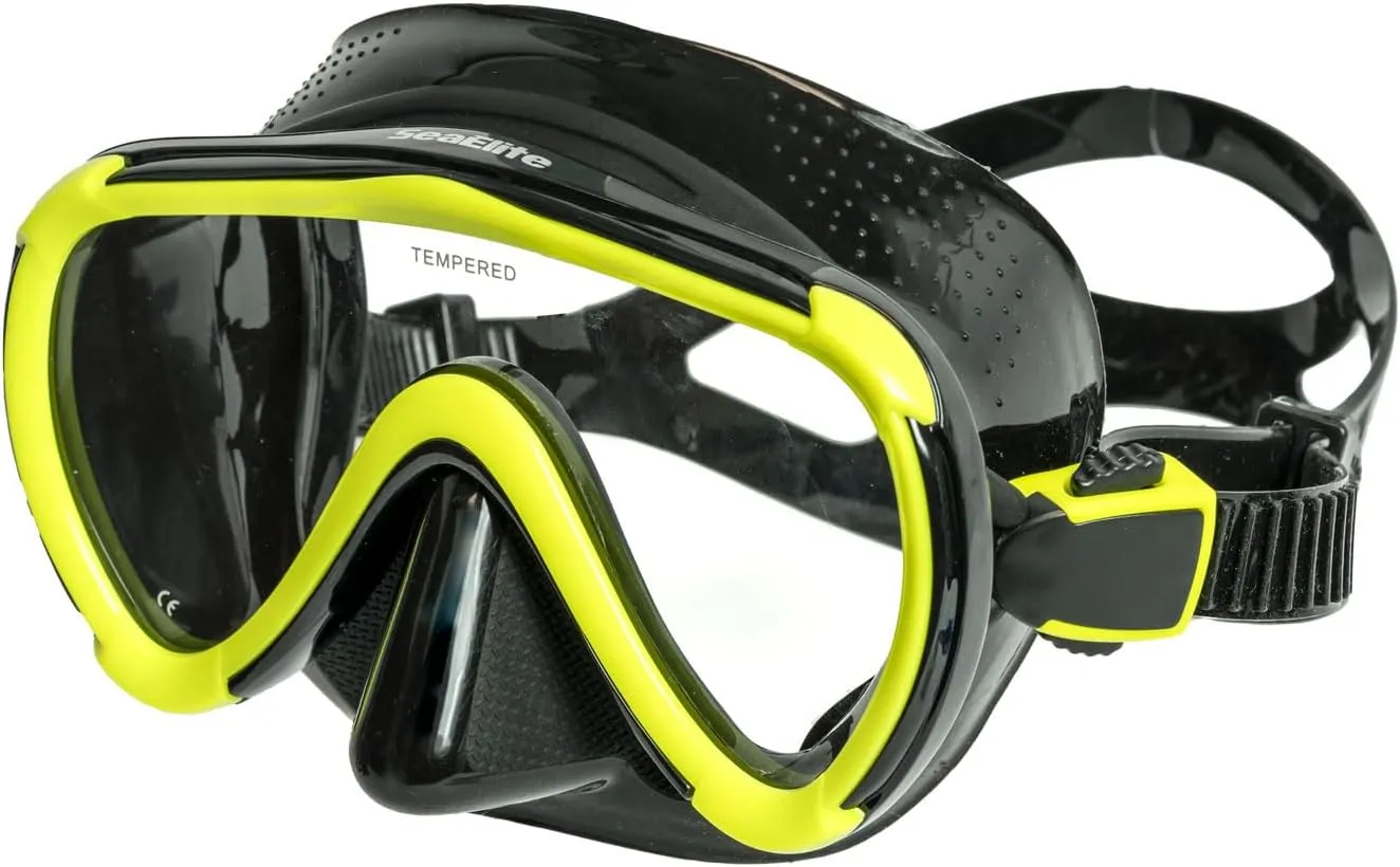 Sea Elite Starter Mask, Fin, and Snorkel Package Single Lens