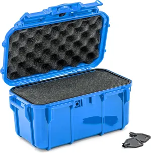 Seahorse 58 Portable Waterproof Dry Box Protective Case with Accuform Foam - Travel Safe/Mil Spec / IP67 Waterproof/USA Made - for Cameras, Ammunition, Rifle Ammo, Smell Proof