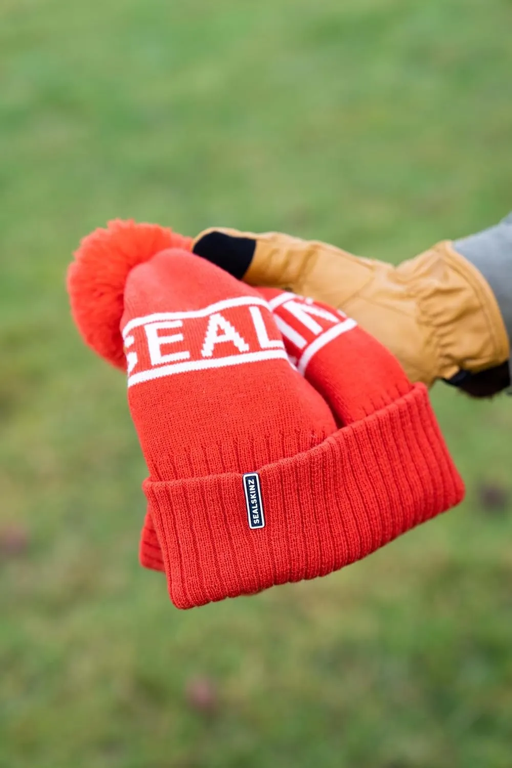 SEALSKINZ Heacham Waterproof Cold Weather Icon Bobble Hat XXL