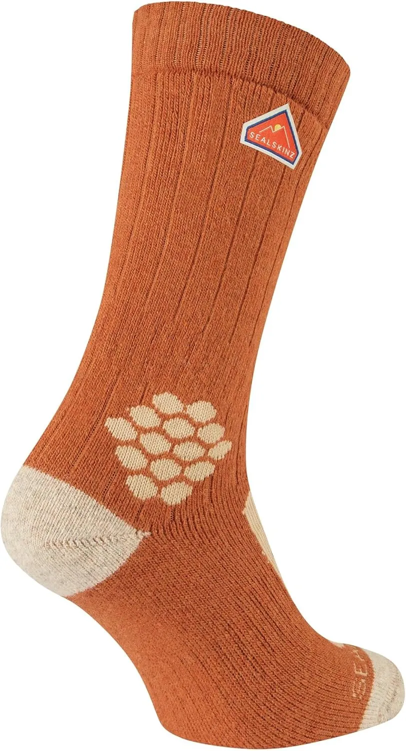 SEALSKINZ Scarning Recycled Wool Mid Twisted Sock