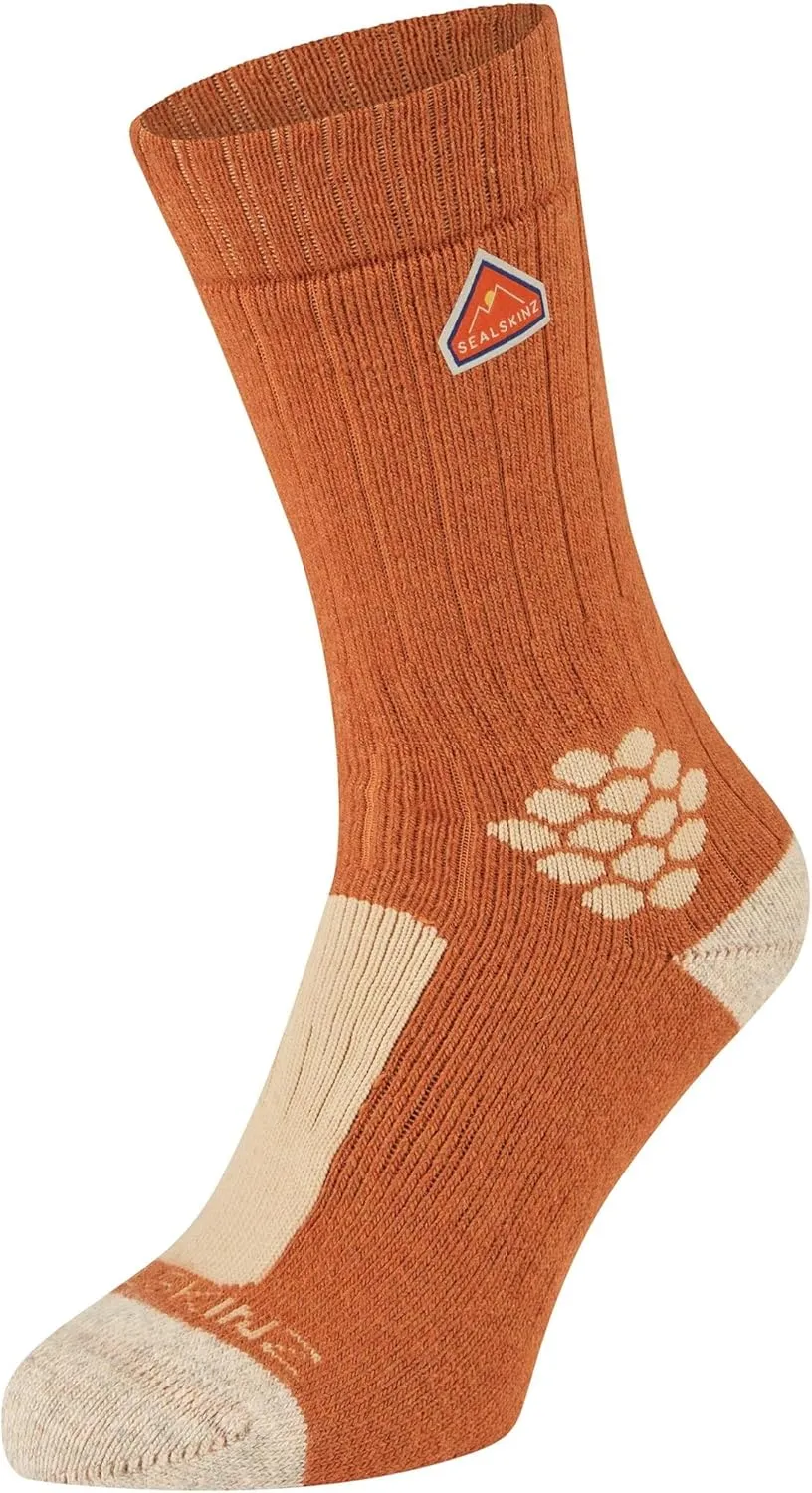 SEALSKINZ Scarning Recycled Wool Mid Twisted Sock