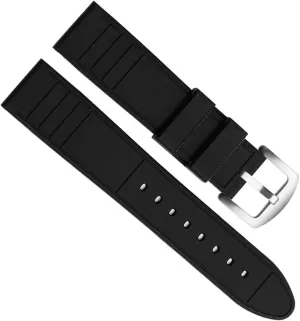 Silicone Sports watchband Diving Waterproof Rubber Longer Strap Male Lengthened Replacement Watch accessorie