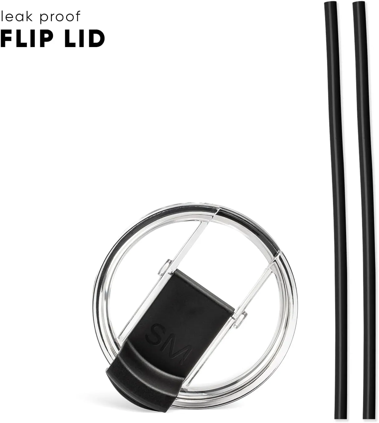 Simple Modern Travel Coffee Mug Tumbler with Flip Lid | Reusable Insulated Stainless Steel Cold Brew Iced Coffee Cup Thermos | Gifts for Women Men Him Her | Voyager Collection | 16oz | Midnight Black