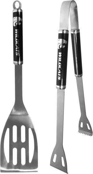 Siskiyou Sports NCAA Kansas State Wildcats 2 pc Black BBQ Set, Black, One Size