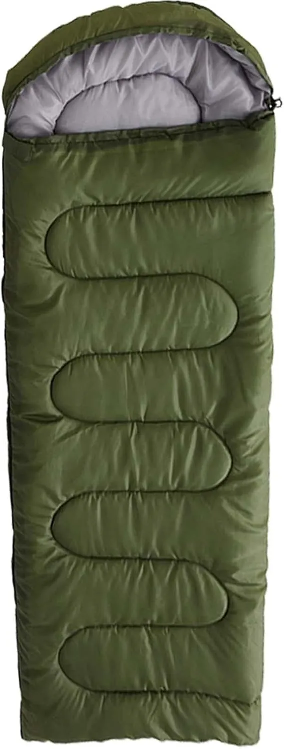 Sleeping Bag - Simple to Set Up, Material | Survival Sleeping Bag Waterproof for Hiking Camping Outdoor Adventure, Portable to Take, Easily Rolled and Stored, Featuring high visibile