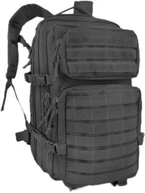 Small Tactical Backpack Waterproof Army Molle Assault Pack Bug Out Survival Bag Backpacking Rucksacks for Outdoor Sport Hunting Hiking Camping Trekking Traveling Black