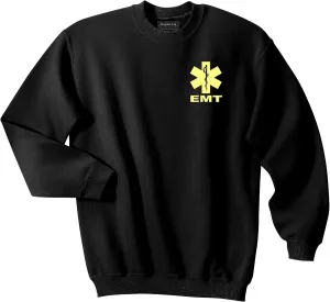 Smart People Clothing EMT Sweatshirt with Reflective Logo, Emergency Medical, First Responder