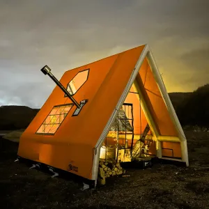 Sönmez Air Bungalow Camping Tent – Portable and Waterproof Inflatable Tent for 8-10 People, 4-Season Use, UV Protection, Quick Setup in 10 Minutes, and Luxury Camping Features