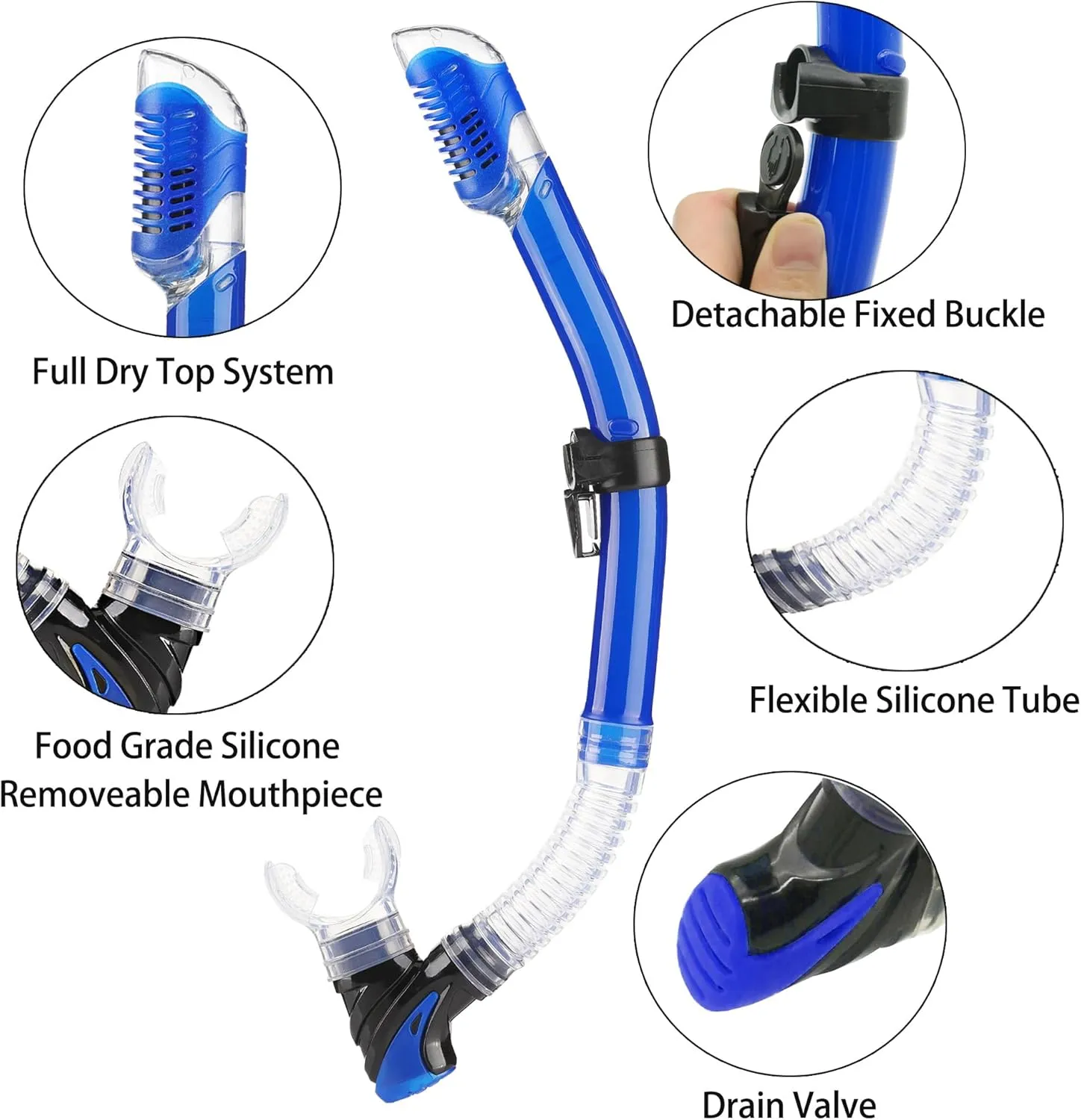 Snorkeling Gear for Adults with Fins Scuba Diving Gear Adult Professional Travel Snorkel Sets with Flippers,Anti-Fog Anti-Leak Diving Mask