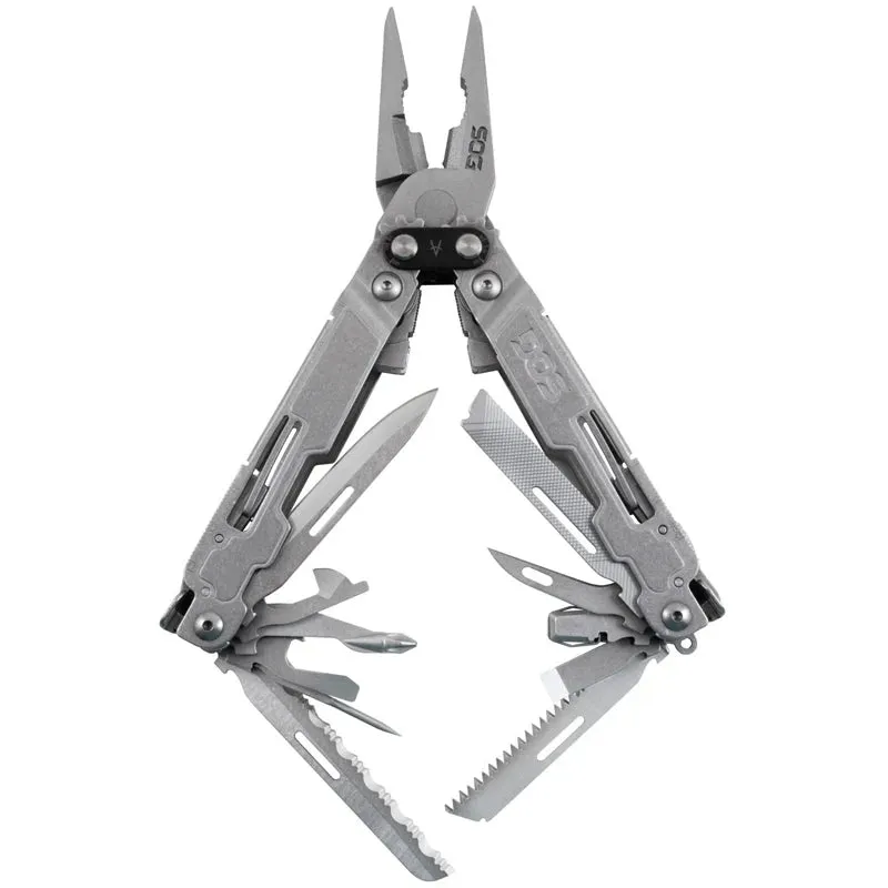 SOG PowerAccess Deluxe 21-in-1 Multi-Tool – Military-Grade Folding Pliers for Survival & Camping
