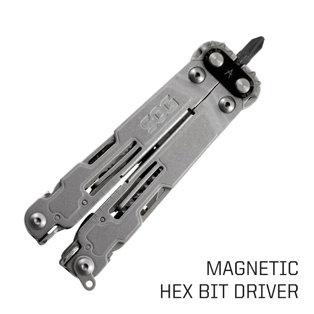 SOG PowerAccess Deluxe 21-in-1 Multi-Tool – Military-Grade Folding Pliers for Survival & Camping