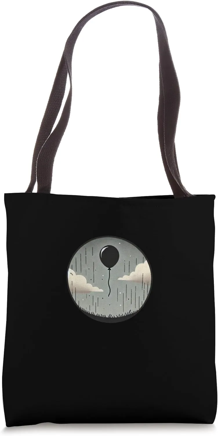 Solitary Balloon Sad Melancholic Graphic - S32 Tote Bag