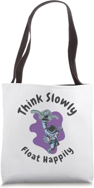 Space Astronaut Floating Wildlife Reptile Turtle Tote Bag