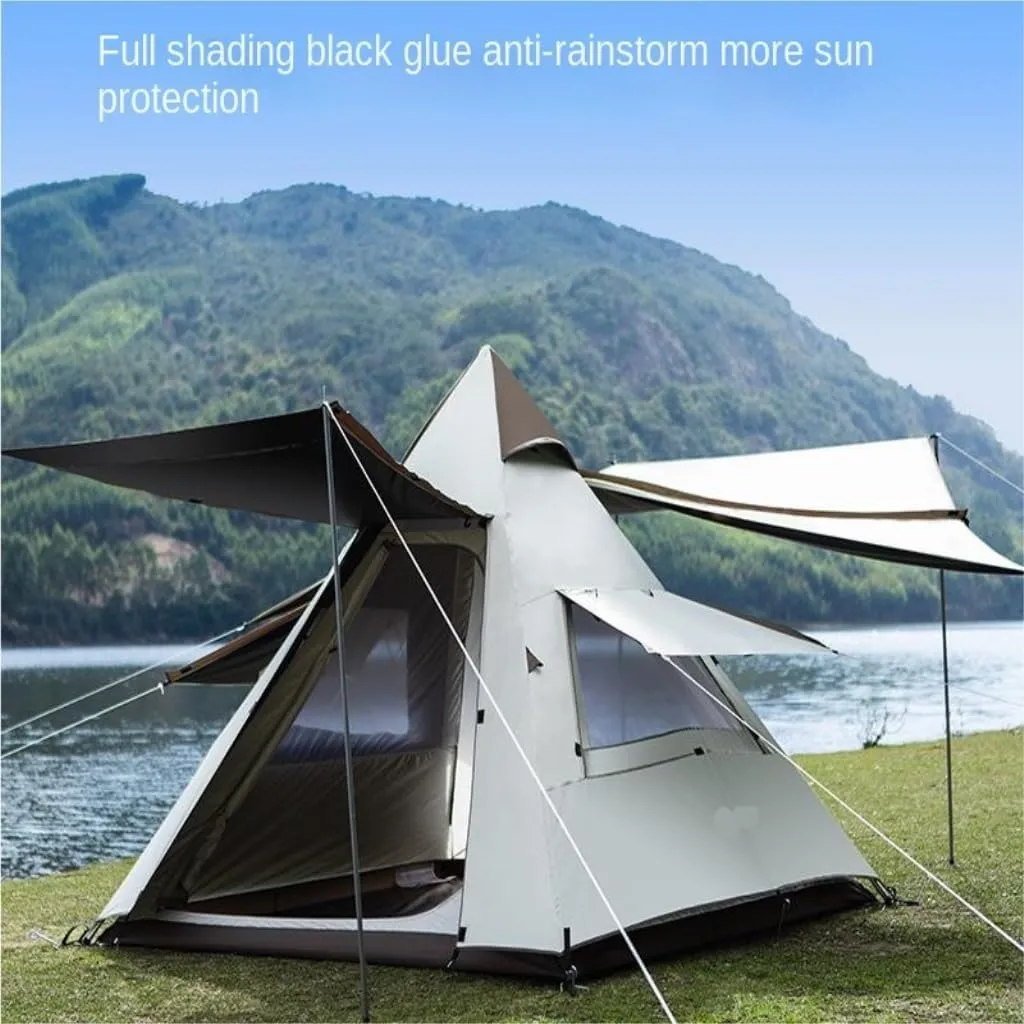 Spacious and Lightweight Fully Automatic Double-Layer Tent Outdoor Portable Camping Thickened Rainproof Camping Equipment Tent Outdoor Tent