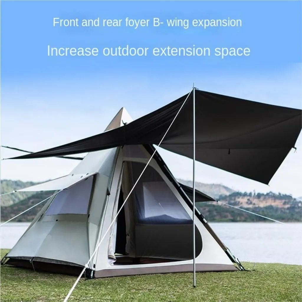Spacious and Lightweight Fully Automatic Double-Layer Tent Outdoor Portable Camping Thickened Rainproof Camping Equipment Tent Outdoor Tent