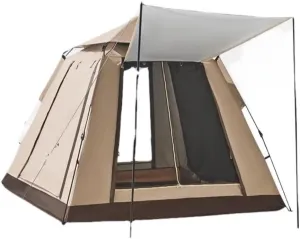 Spacious and Lightweight Outdoor Camping Portable Tent Picnic Park Fully Automatic Double-Layer Tent Windproof and Rainproof Tent Outdoor Tent