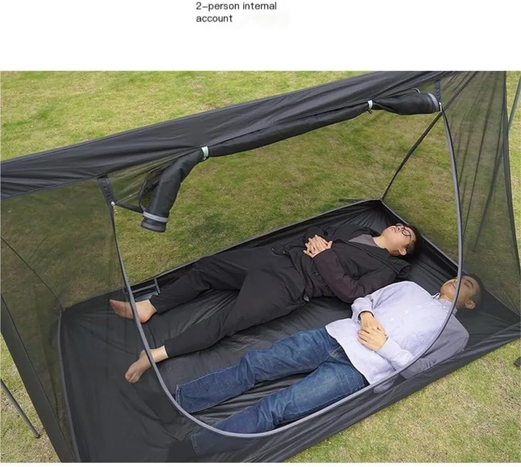Spacious and Lightweight Portable Outdoor Rod-Free Anti-Mosquito Camping Mosquito Net Shelter Tent Inner Tent Camping Equipment Outdoor Tent
