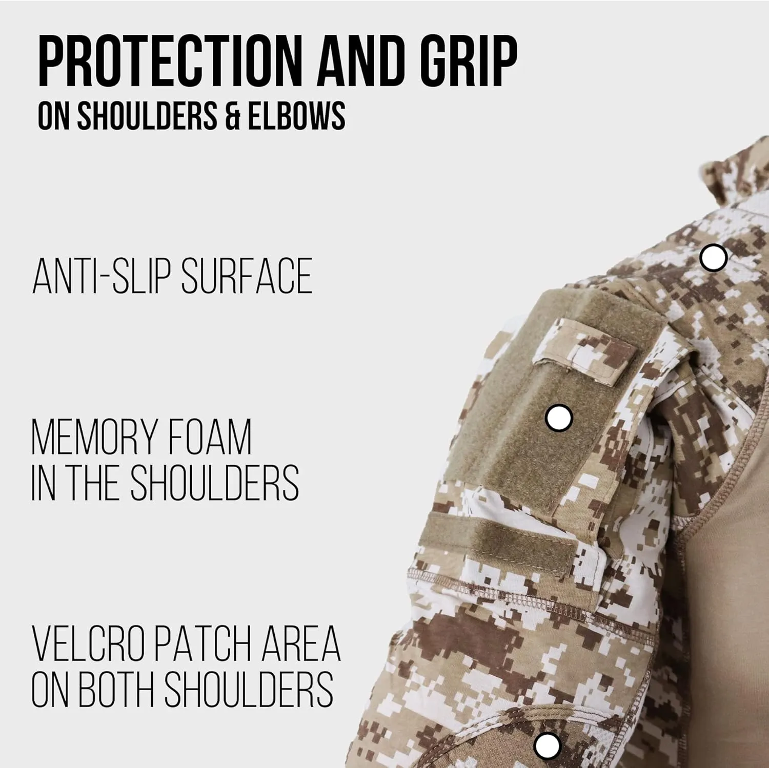 Spec Ops Tool Gear Foxtrot Men's Work T-Shirt with Breathable Mesh & Padded Shoulders for Outdoor: Fishing, Hiking, Airsoft;