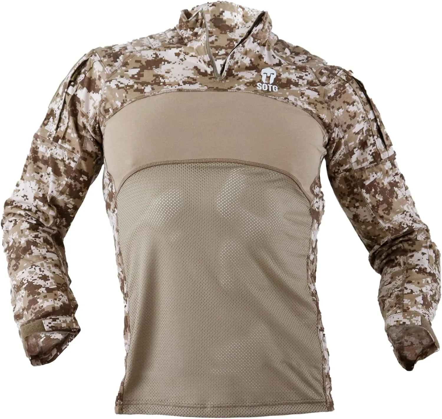 Spec Ops Tool Gear Foxtrot Men's Work T-Shirt with Breathable Mesh & Padded Shoulders for Outdoor: Fishing, Hiking, Airsoft;