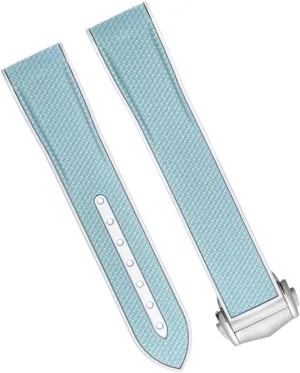 Sport Rubber Watchband For Omega X MoonSwatch Seamaster 300 Diving AT150 Curved End Watch Strap