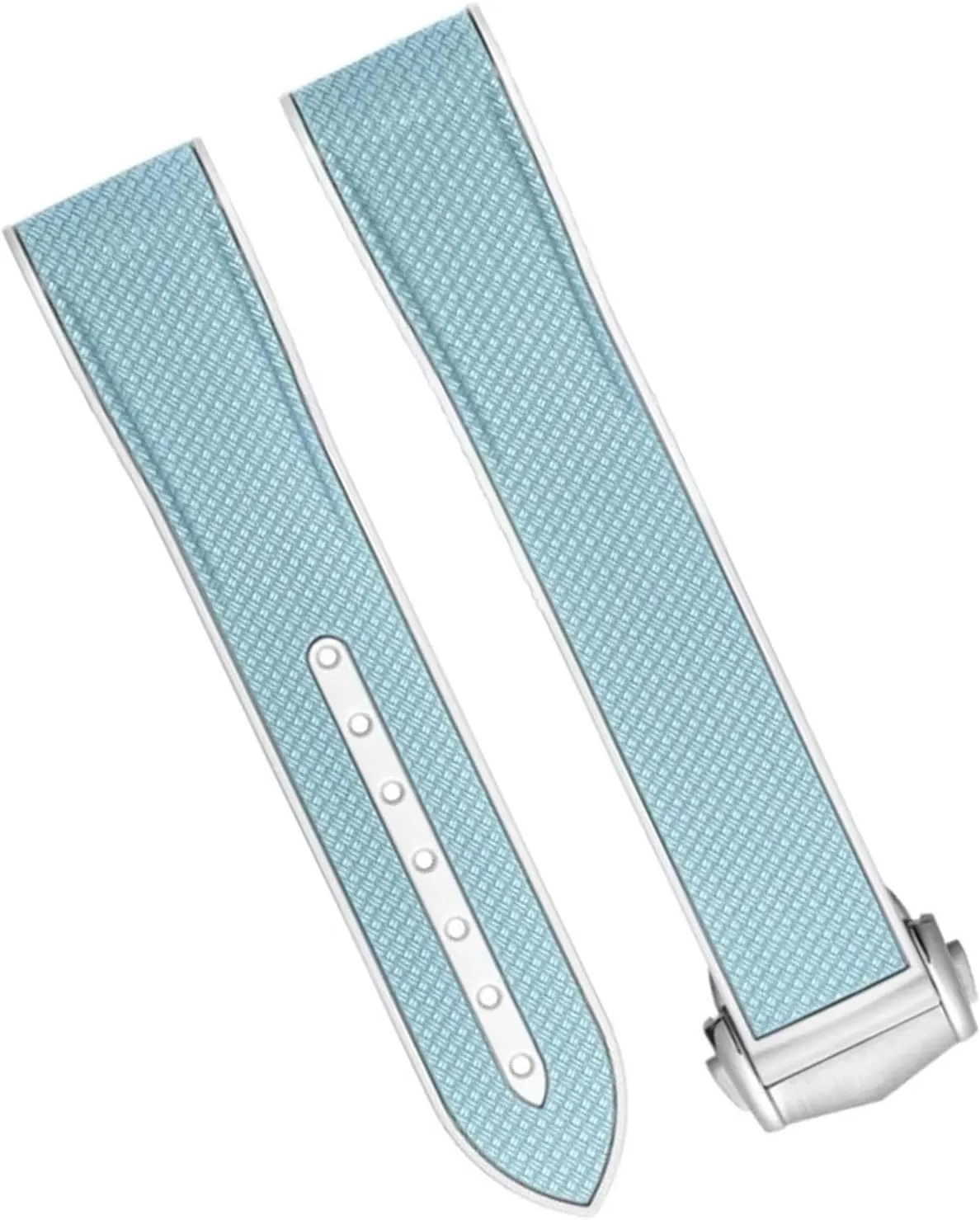 Sport Rubber Watchband For Omega X MoonSwatch Seamaster 300 Diving AT150 Curved End Watch Strap
