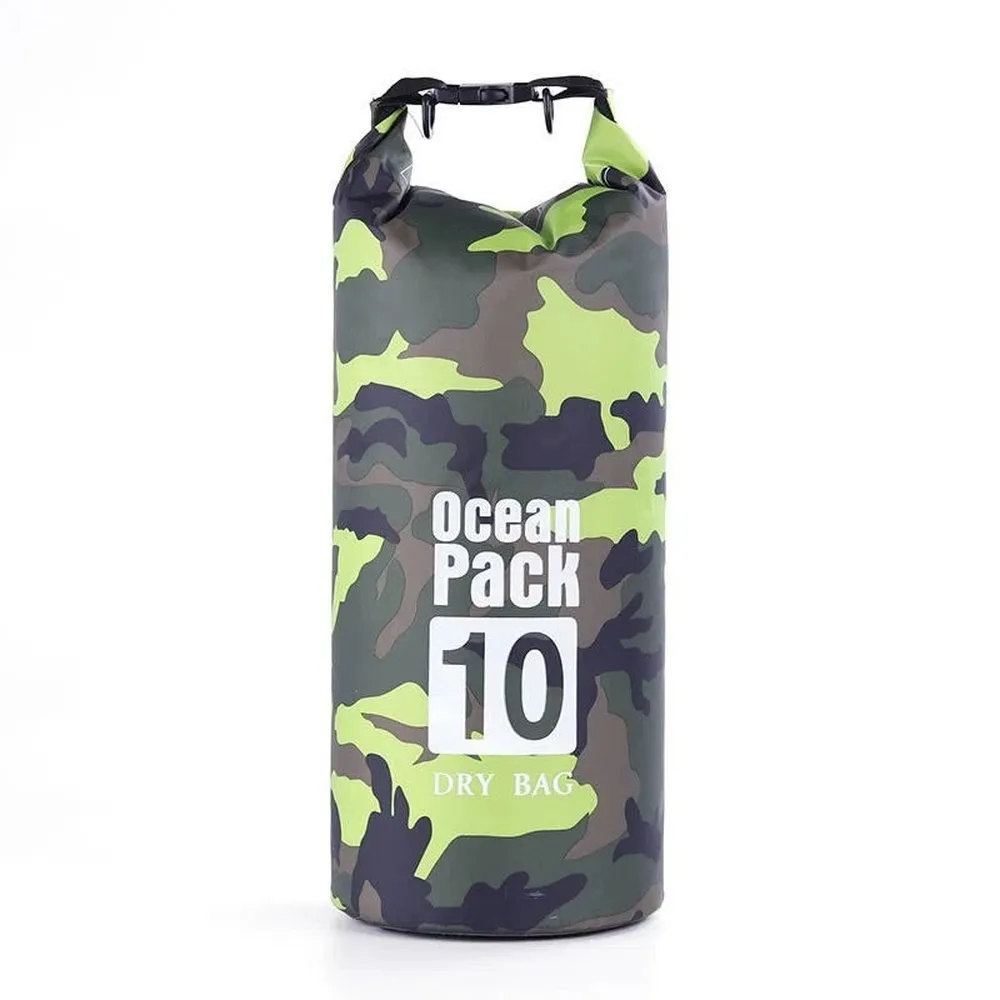 SPPHONEIX Camouflage  3L,5L,10L,20L PVC Waterproof Dry Bag Sack Floating Boating Kayaking Camping