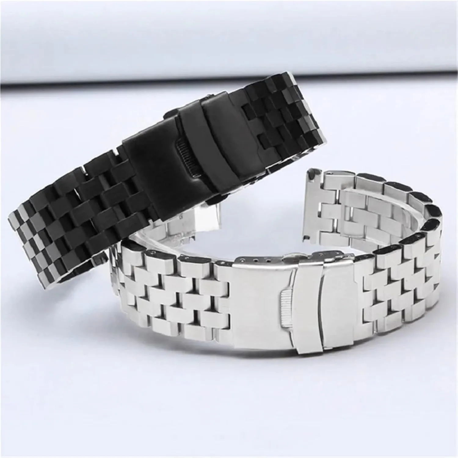 Stainless Steel 20mm 22mm Watch Strap Watch Replace Bracelet Wristband