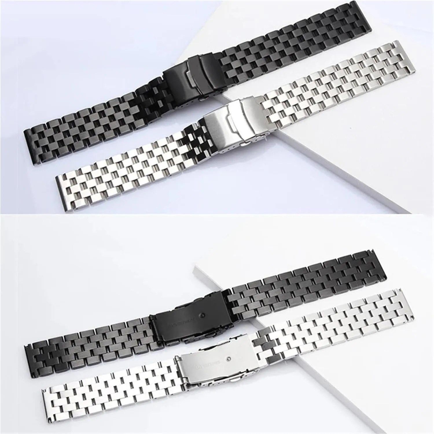 Stainless Steel 20mm 22mm Watch Strap Watch Replace Bracelet Wristband