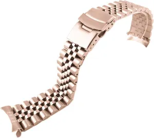 Stainless Steel Band 22mm Universal Solid Detachable Link Style Quick Change Watch Accessories Unisex Bracelet Strap