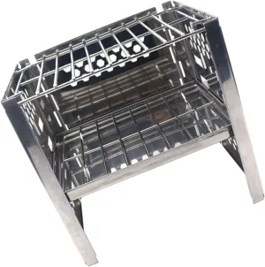 Stainless Steel Bbq Grill Camping Cooking Charcoal Grill Set Portable Bbq Stove