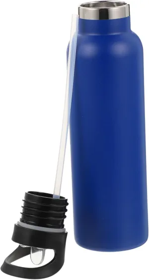 Stainless Steel Insulated Sports Water Bottle Portable Outdoor Hydration for Fitness School and Work Durable Easy to Clean Leakproof Design