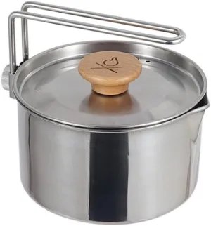 Stainless Steel Kettle Outdoor Camping Portable Mountaineering Trekking oking Tool Travel Hiking okware Equipment