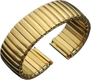 Stainless Steel Metal Extension Bracelet 18mm 20mm 22mm Universal Suitable for Smart Watch Quartz Watch Strap Stainless Steel Elastic Strap