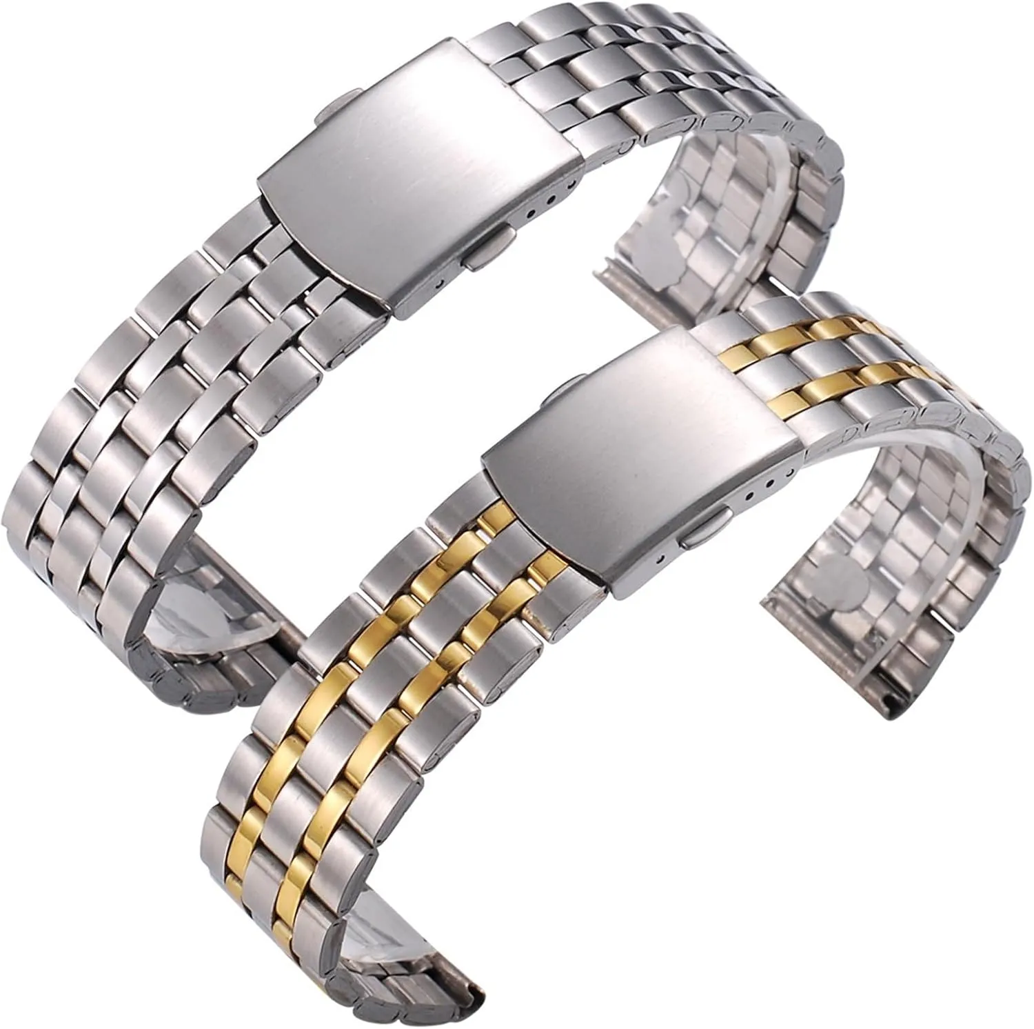 Stainless Steel Metal Replacement Watchbands 18mm 22mm 20mm Men Woman Universal Quick Change BrWatchband
