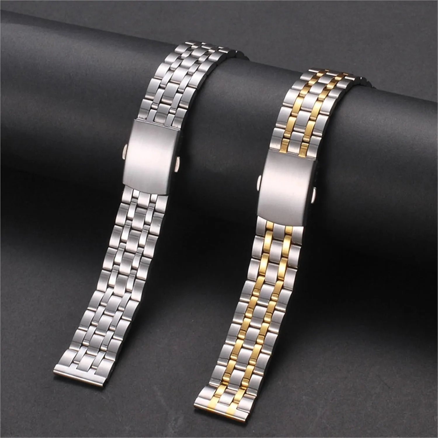 Stainless Steel Metal Replacement Watchbands 18mm 22mm 20mm Men Woman Universal Quick Change BrWatchband
