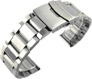 Stainless Steel Strap Metal Replacement Watchbands 20mm 22mm 24mm Men Woman Universal Quick Change Bracelet