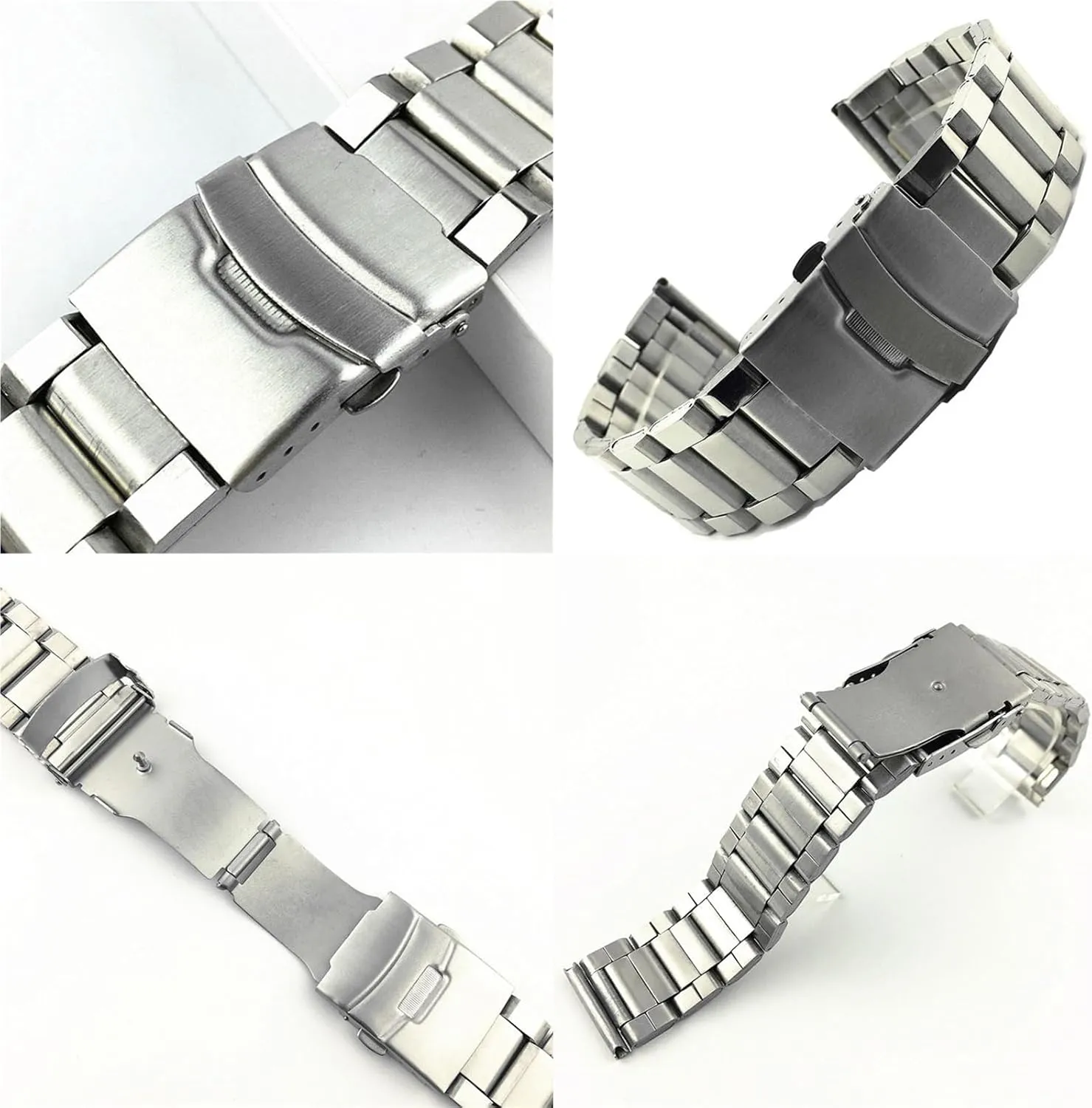 Stainless Steel Strap Metal Replacement Watchbands 20mm 22mm 24mm Men Woman Universal Quick Change Bracelet