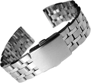 Stainless Steel Watch Band 18mm Metal Universal Replacement Wristband