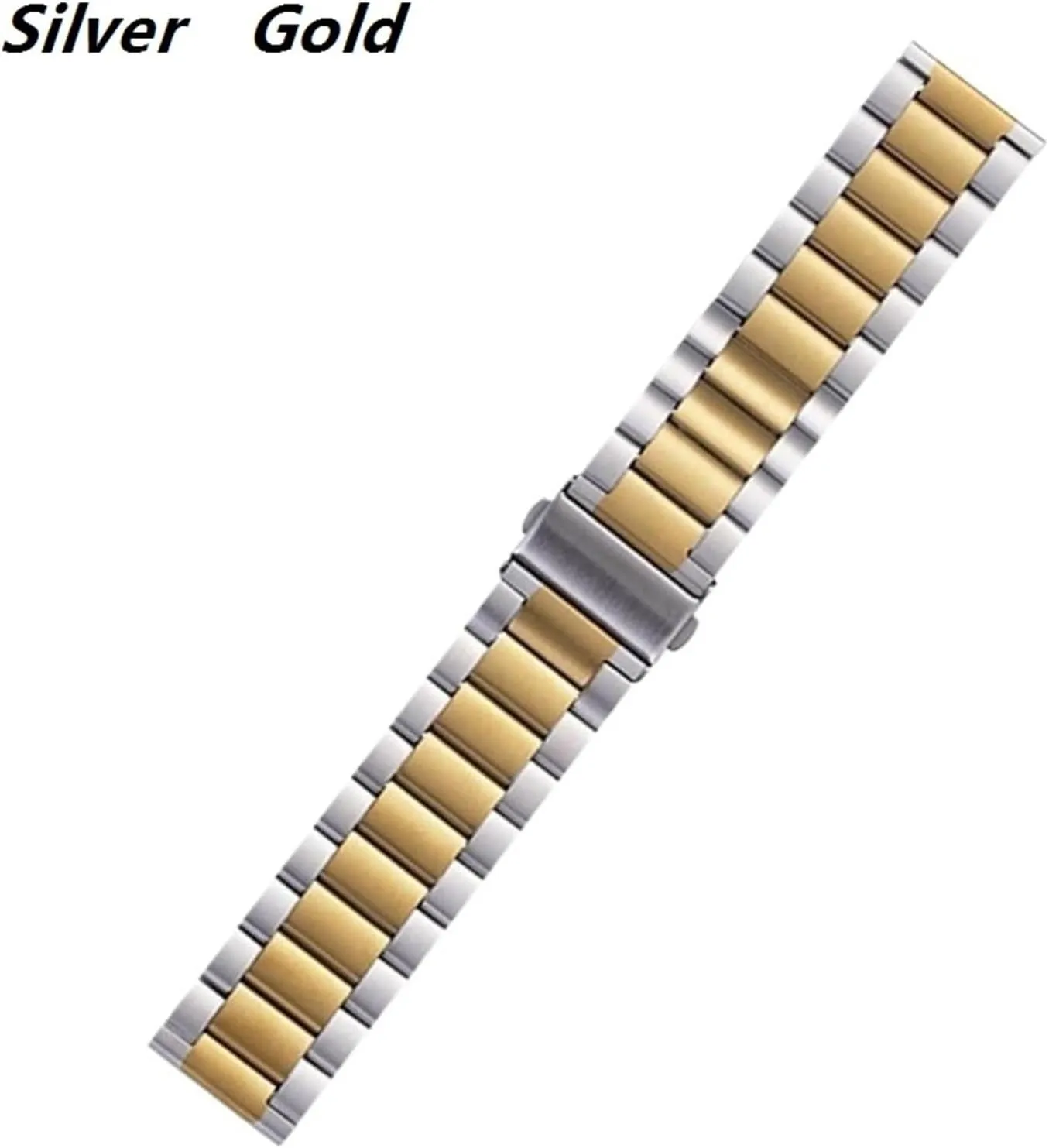 Stainless Steel Watch Band 20mm Universal Replacement Wristband