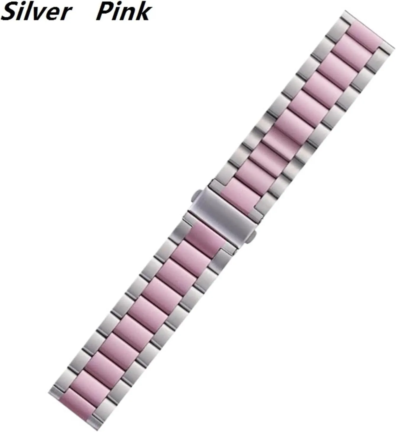 Stainless Steel Watch Band 20mm Universal Replacement Wristband