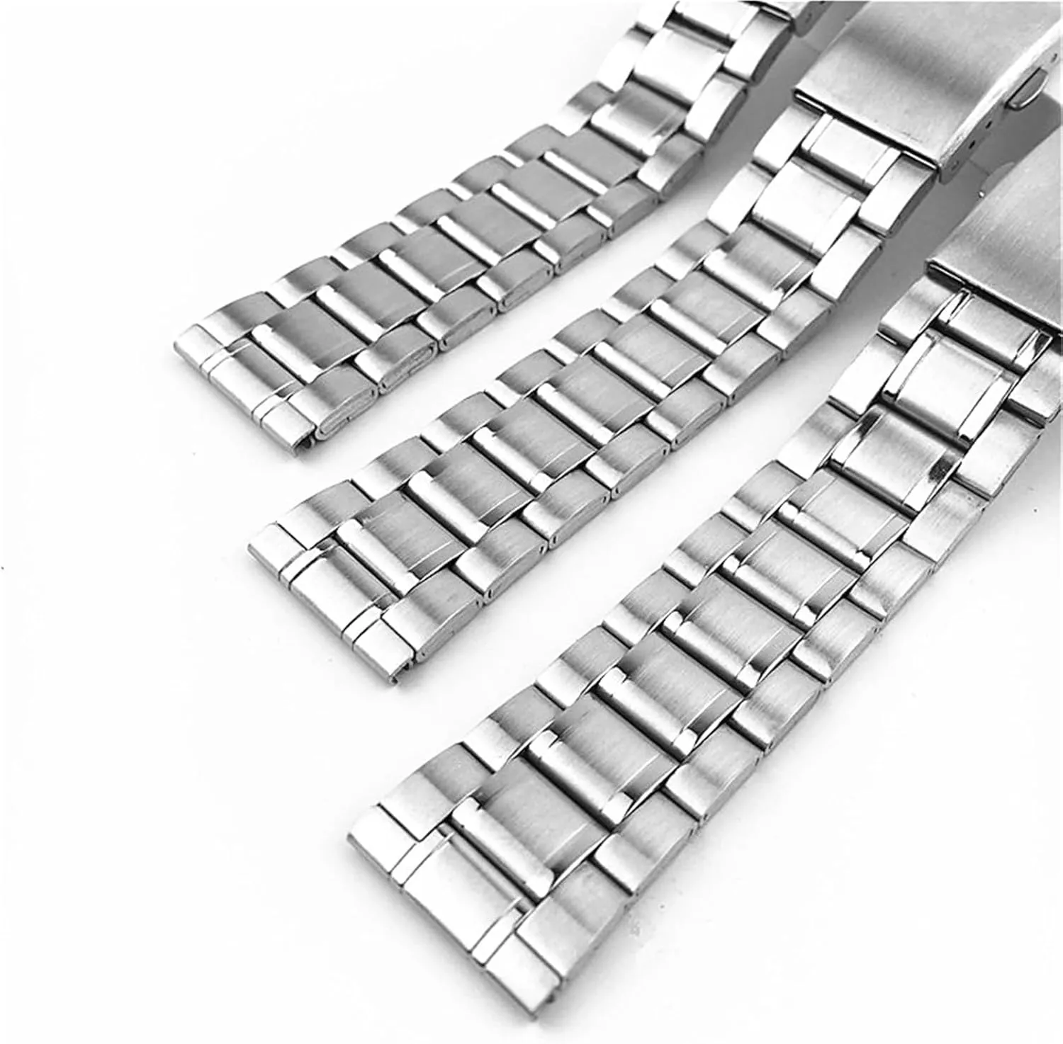 Stainless Steel Watch Band Universal Strap Men Woman Strap 18mm 20mm 22mm Watch Accessories
