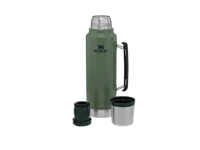 Stanley 1.5 qt Classic Hammertone Green BPA Free Vacuum Insulated Bottle