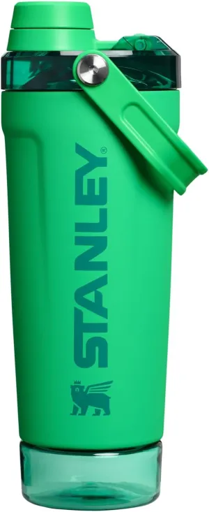 Stanley Activate Shaker Bottle 20 oz | Leakproof Insulated Stainless Steel Shaker Cup | Base Storage and Twist On Fast Flow Lid | Protein Shakes and Pre Workout Powder | BPA-Free | Meadow