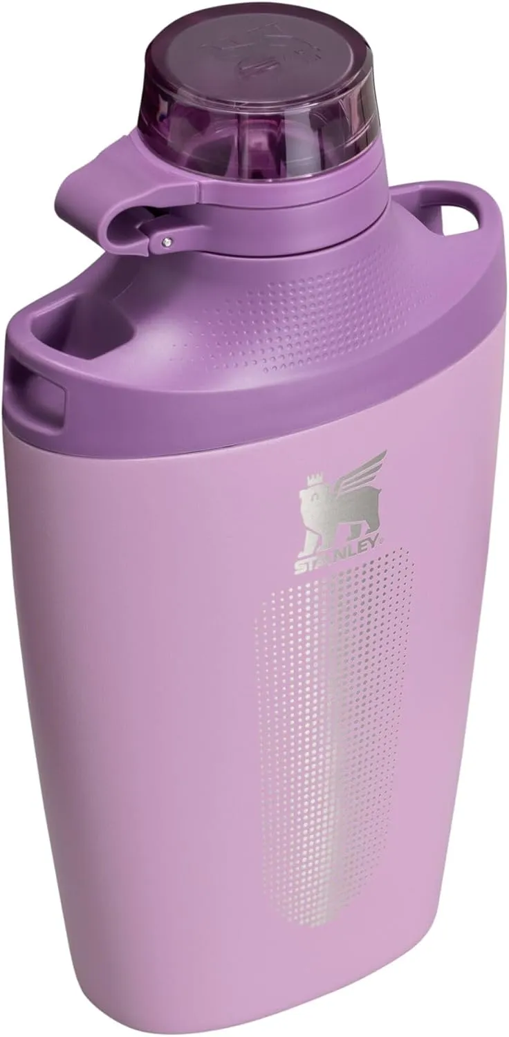 Stanley Cross Bottle 23 oz | Travel Water Bottle with Jacquard Strap | Leakproof Tritan Lid with Removable Straw | Insulated Stainless Steel | BPA-Free | Lilac