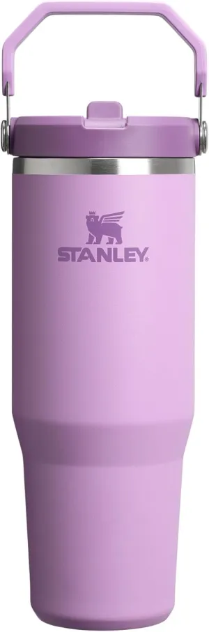Stanley IceFlow 2.0 Flip Straw Tumbler with Handle 30 oz | Twist On Lid and Flip Up Straw | Leak Resistant Water Bottle | Insulated Stainless Steel | BPA-Free | Lilac