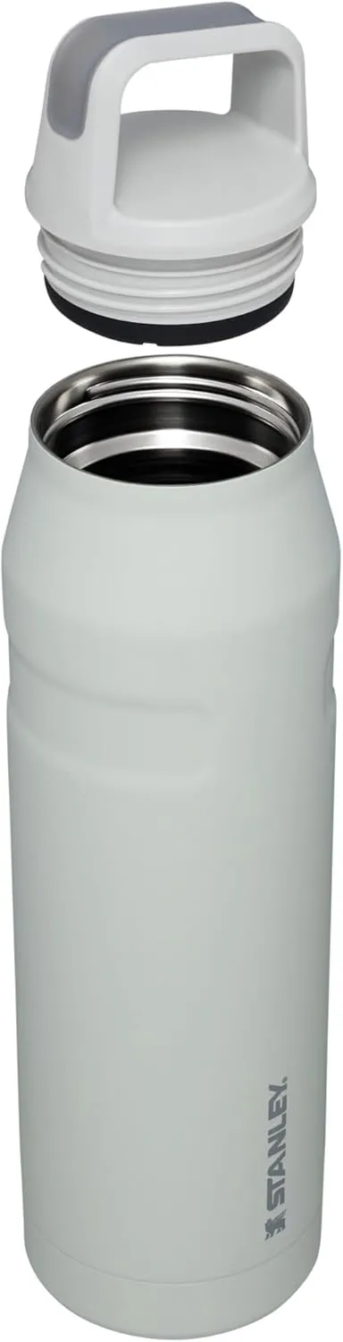 Stanley IceFlow Cap and Carry Water Bottle | Wide Mouth Twist Lid | Lightweight & Leakproof for Travel & Sports | Insulated Stainless Steel | BPA-Free