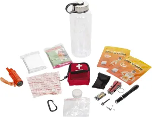 Stansport Survival Bottle Emergency First Aid Kit, 9.75" L x 3.5" W x 3.5" H
